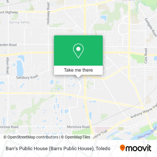 Mapa de Barr's Public House (Barrs Public House)