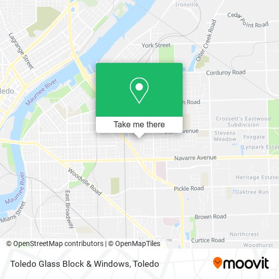 Toledo Glass Block & Windows map