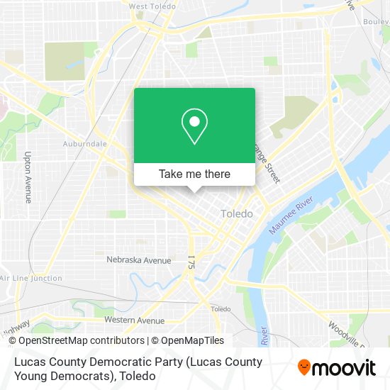 Mapa de Lucas County Democratic Party (Lucas County Young Democrats)