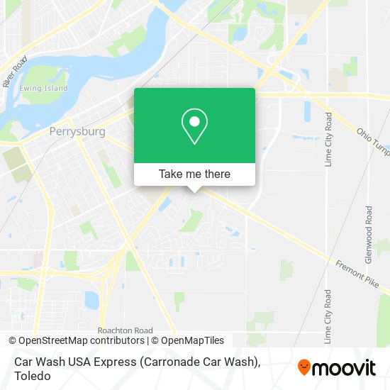 Mapa de Car Wash USA Express (Carronade Car Wash)