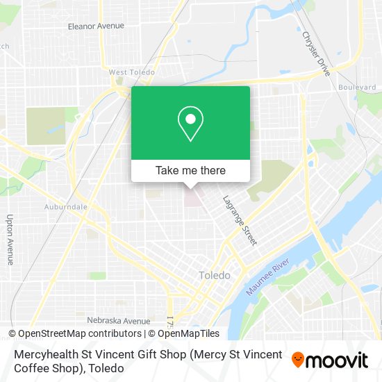 Mapa de Mercyhealth St Vincent Gift Shop (Mercy St Vincent Coffee Shop)