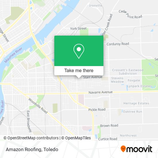 Amazon Roofing map