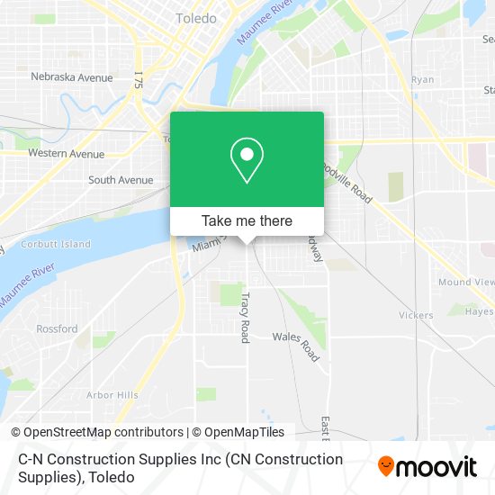 Mapa de C-N Construction Supplies Inc (CN Construction Supplies)