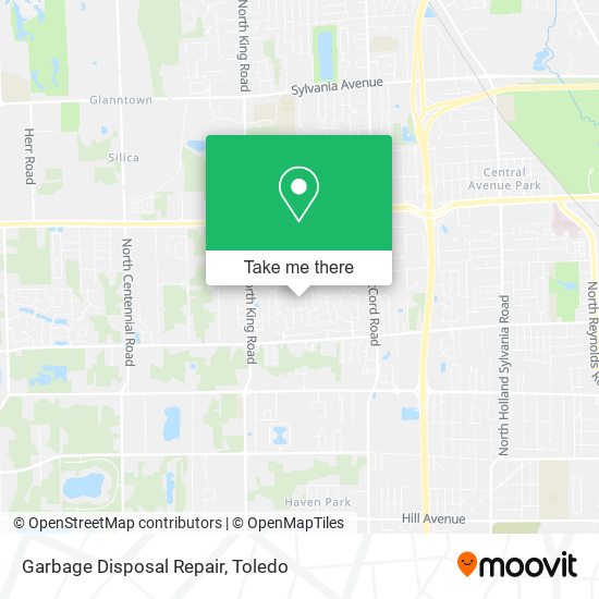 Garbage Disposal Repair map