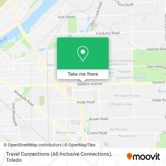 Mapa de Travel Connections (All Inclusive Connections)