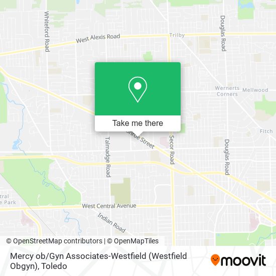 Mapa de Mercy ob / Gyn Associates-Westfield (Westfield Obgyn)