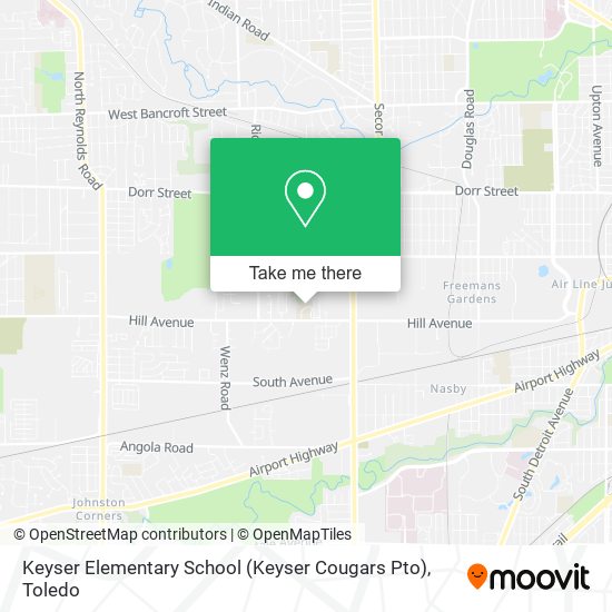 Mapa de Keyser Elementary School (Keyser Cougars Pto)