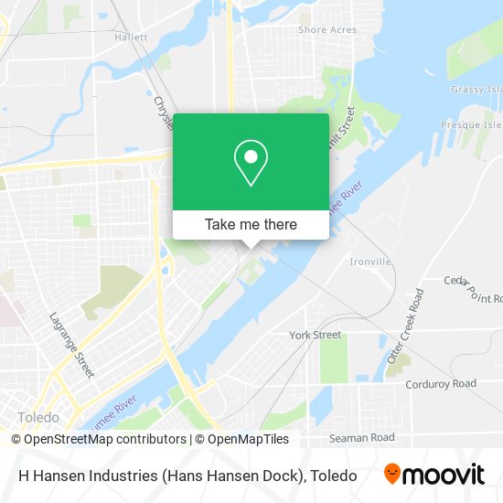 Mapa de H Hansen Industries (Hans Hansen Dock)