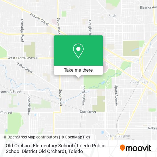 Mapa de Old Orchard Elementary School (Toledo Public School District Old Orchard)