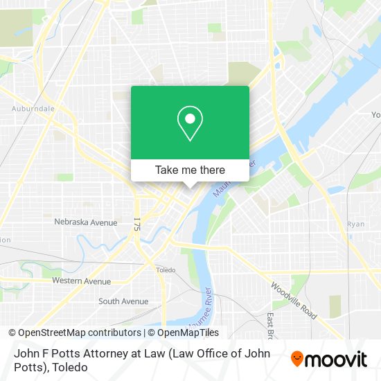 Mapa de John F Potts Attorney at Law (Law Office of John Potts)