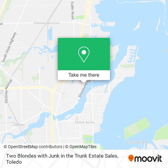 Two Blondes with Junk in the Trunk Estate Sales map