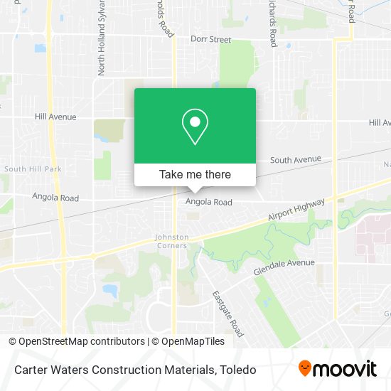 Mapa de Carter Waters Construction Materials