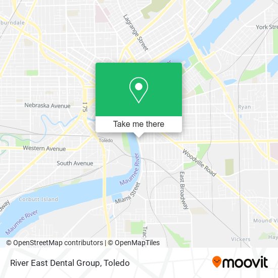 Mapa de River East Dental Group