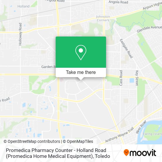 Promedica Pharmacy Counter - Holland Road (Promedica Home Medical Equipment) map