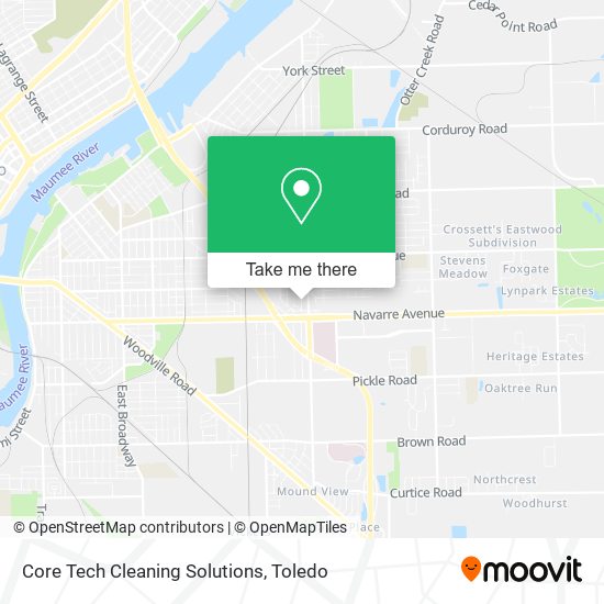 Core Tech Cleaning Solutions map