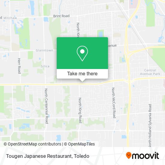 Mapa de Tougen Japanese Restaurant