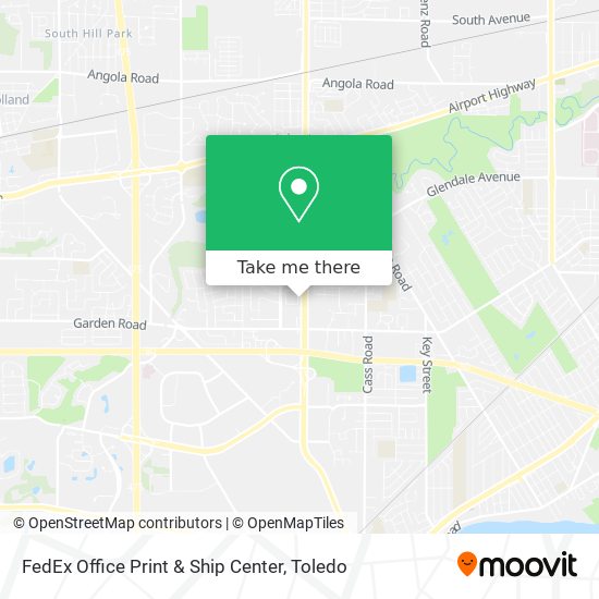 Mapa de FedEx Office Print & Ship Center