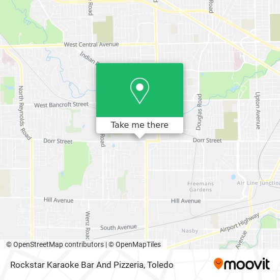 Rockstar Karaoke Bar And Pizzeria map