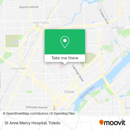 St Anne Mercy Hospital map
