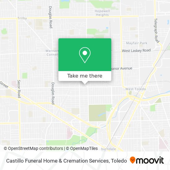 Mapa de Castillo Funeral Home & Cremation Services