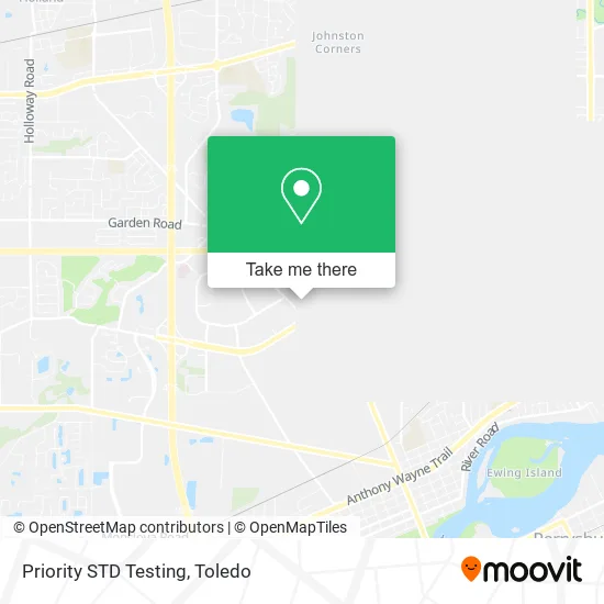 Mapa de Priority STD Testing