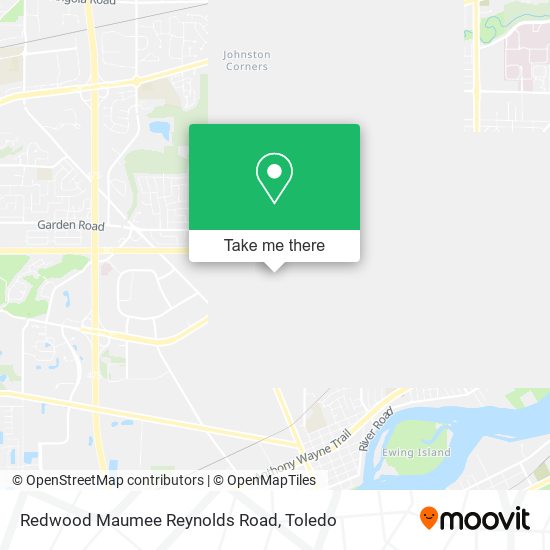 Redwood Maumee Reynolds Road map