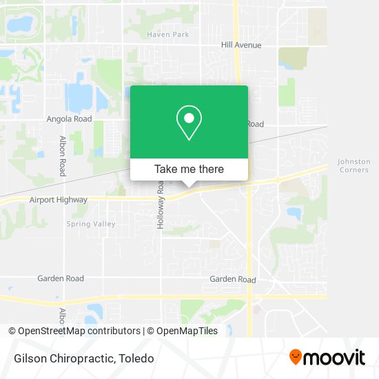 Gilson Chiropractic map