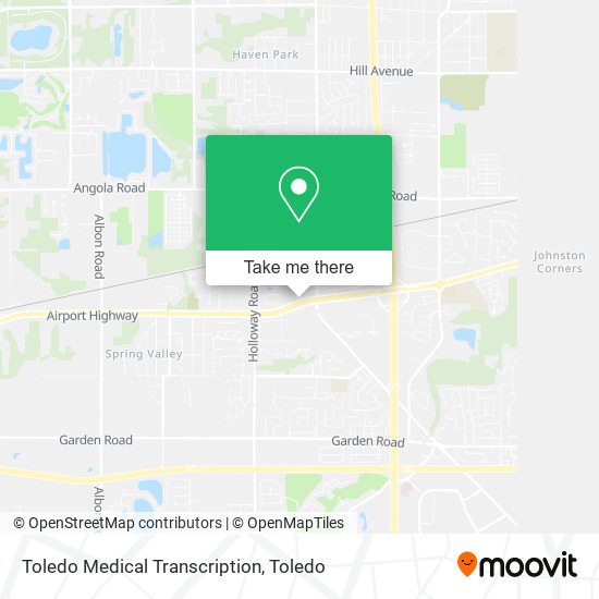 Toledo Medical Transcription map