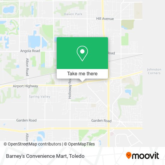 Mapa de Barney's Convenience Mart