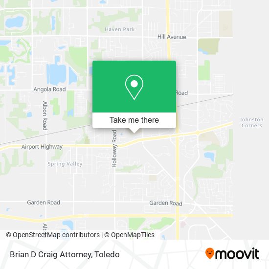 Mapa de Brian D Craig Attorney