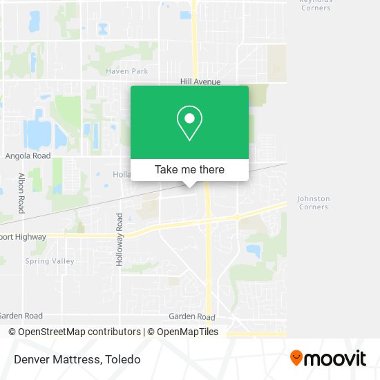 Denver Mattress map