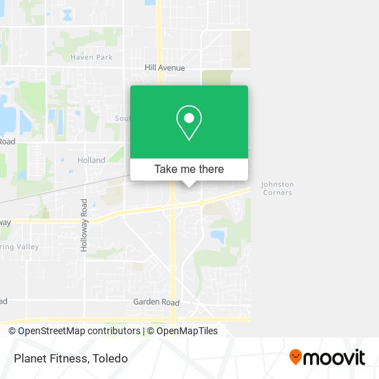 Planet Fitness map