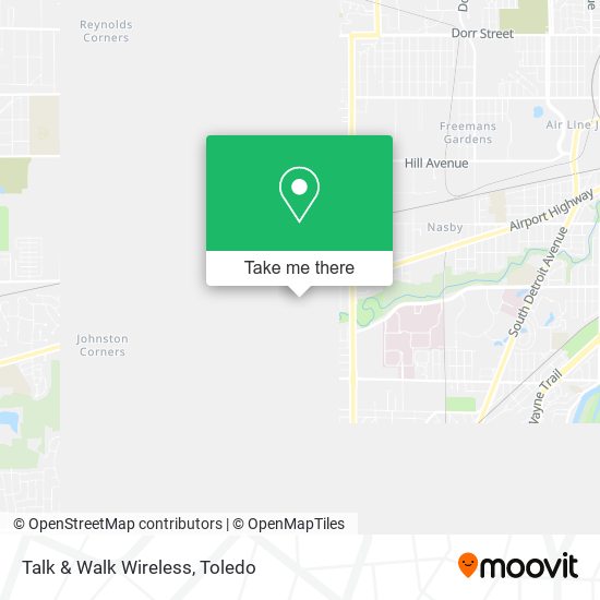 Mapa de Talk & Walk Wireless