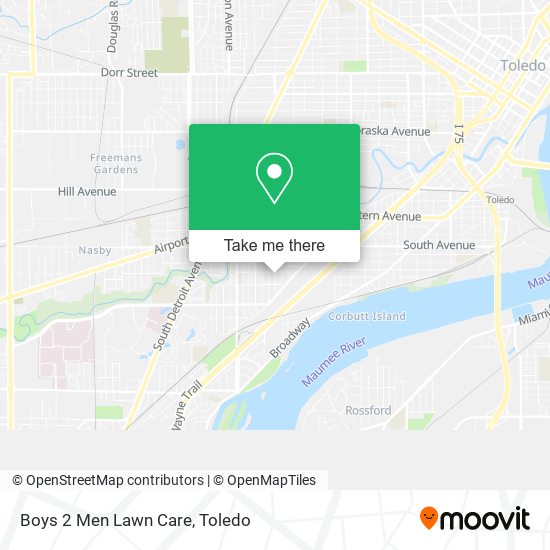 Mapa de Boys 2 Men Lawn Care