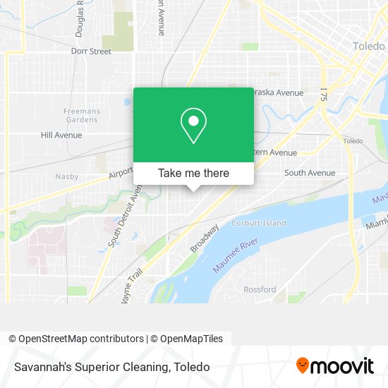 Mapa de Savannah's Superior Cleaning