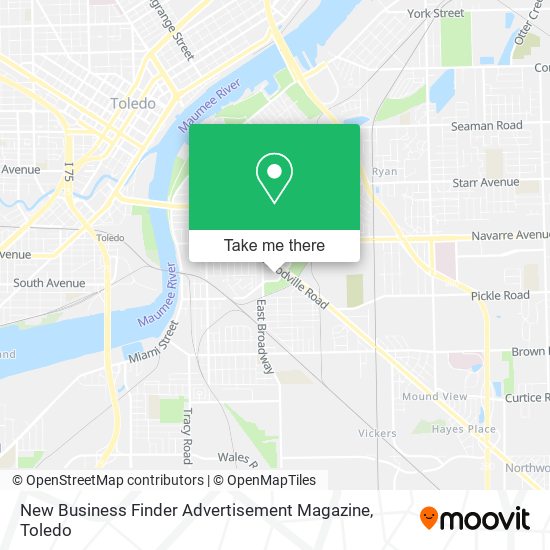 Mapa de New Business Finder Advertisement Magazine