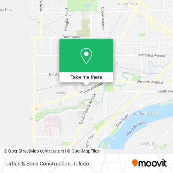Mapa de Urban & Sons Construction
