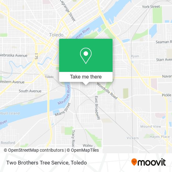 Mapa de Two Brothers Tree Service