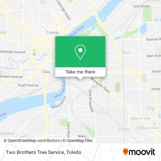 Mapa de Two Brothers Tree Service