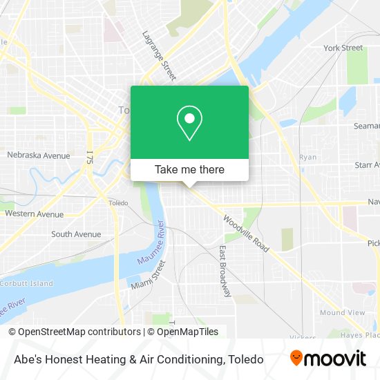 Mapa de Abe's Honest Heating & Air Conditioning