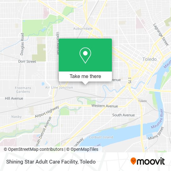 Shining Star Adult Care Facility map