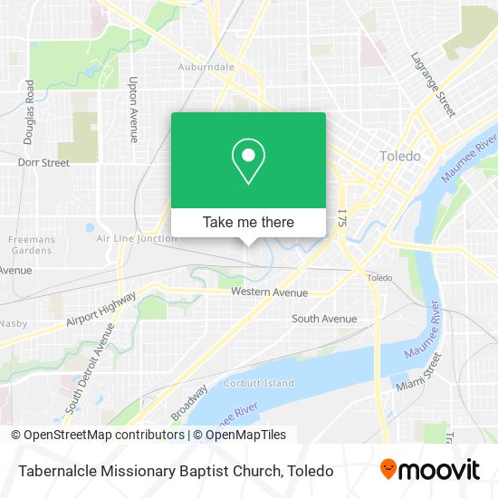 Mapa de Tabernalcle Missionary Baptist Church