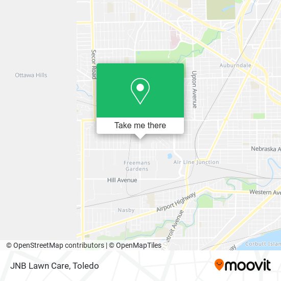 JNB Lawn Care map