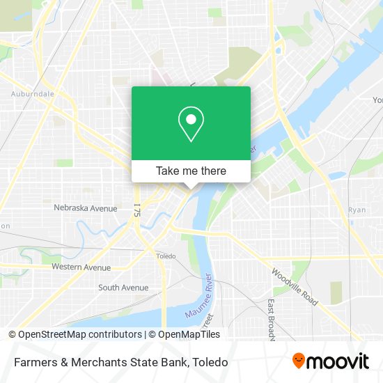 Farmers & Merchants State Bank map