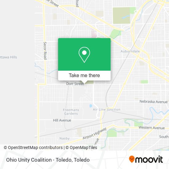 Mapa de Ohio Unity Coalition - Toledo