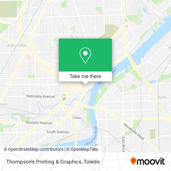 Mapa de Thompson's Printing & Graphics