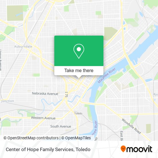 Mapa de Center of Hope Family Services