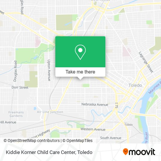 Mapa de Kiddie Korner Child Care Center