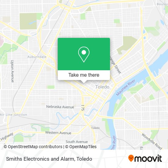 Mapa de Smiths Electronics and Alarm