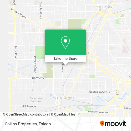 Mapa de Collins Properties